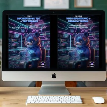 Portada de Texto informativo y evidencias textuales · gratis, bilingüe